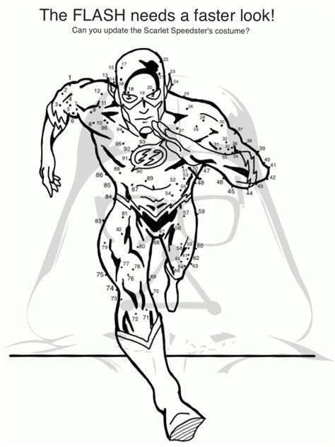 flash superhero printable coloring pages coloring home