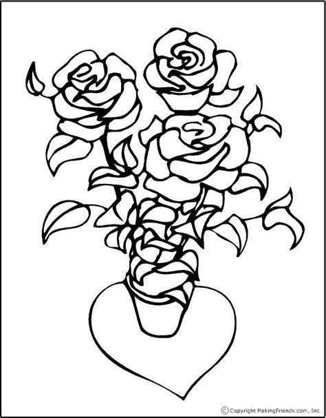 valentines day coloring pages valentines day coloring page