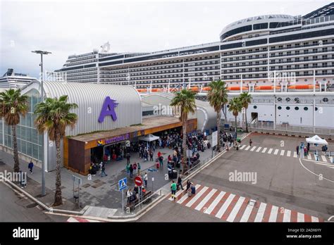 barcelona cruise port terminal  barcelona spain europe stock photo alamy