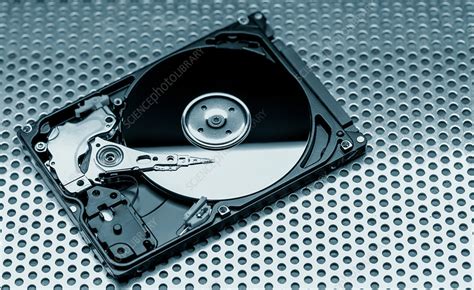 open hard disc drive stock image  science photo library