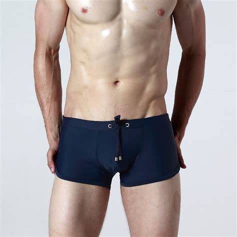 Buy New Brand Seobean Men Sexy Low Rise Swimwear Trunk
