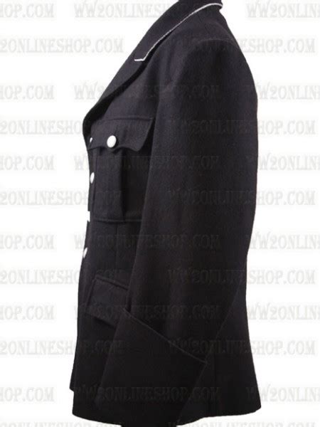 Allgemeine Ss Officers M32 Black Wool Tunic