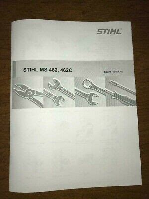 ms  ms   stihl chainsaw illustrated parts list diagram manual