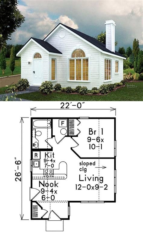 adorable  tiny house floor plans cottage house plans small