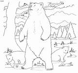 Yellowstone Urs Colorat Grizzly Designlooter Planse Printable 4to40 sketch template