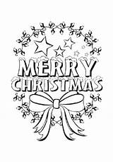 Christmas Merry Coloring Pages Kids Message Printable Drawing Beautiful Color Print Oriental Trading Card Letters Templates Xmas Colorings Getcolorings Getdrawings sketch template