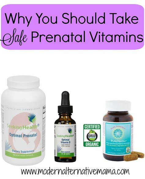 natural prenatal vitamins modern alternative mama