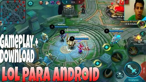 league  legends  android mobile legends gameplay