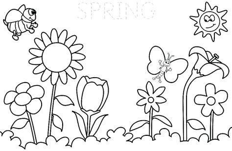 seasons coloring page  getcoloringscom  printable