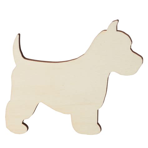 unfinished wood puppy cutout  wood cutouts wood crafts hobby
