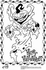 Halloween Coloring Scary Pages Monster Pumpkin Printable Creepy Drawing Clown Colouring Icp Spider Color Print Happy High Fun Getcolorings Library sketch template