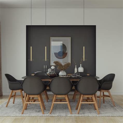 International Home Midtown Concept Black Dining Room Set With
