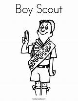 Scouts sketch template