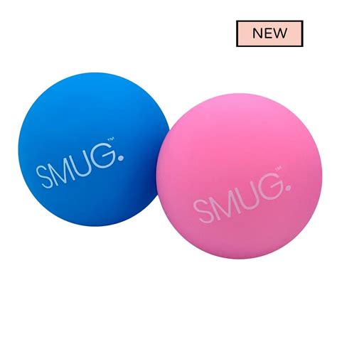 Hand Therapy Massage Balls Set Of 2 Pink And Blue Smug