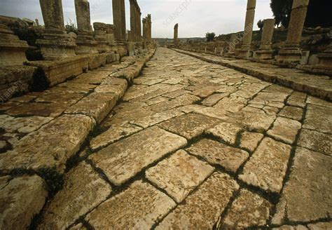 roman road stock image  science photo library