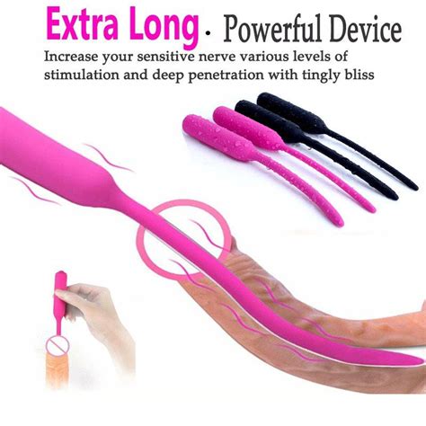 2018 new design extra long sex toys urethral vibrator vibrating