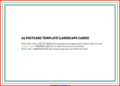 great postcard templates designs word  template lab