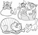 Ausmalen Katzen Ausdrucken Katze Ausmalbild Kostenlos Malvorlagen Malvorlage Drucken Katzenmotive sketch template