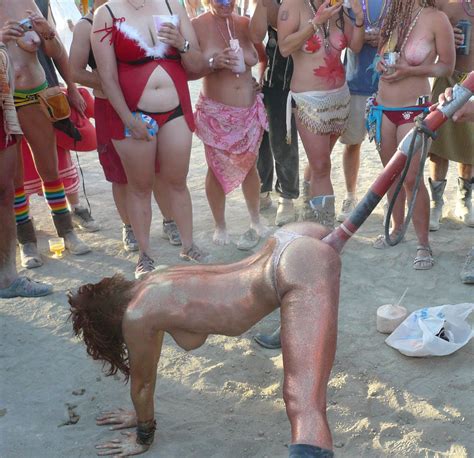 Burning Man Pole Fuck Festival Sluts Luscious