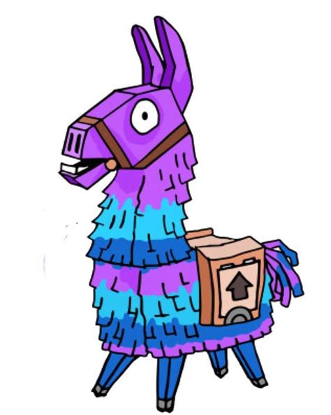 purple  blue llama   box