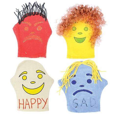 facial expression hand puppets pack   sewing textiles