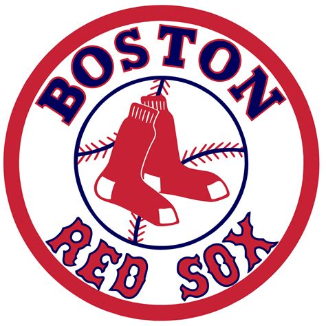 boston red sox mlb team logo color printed decal sticker car window