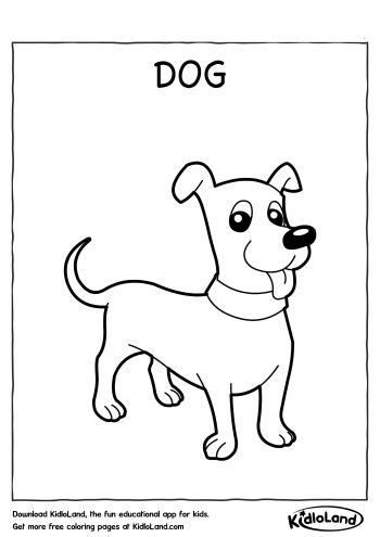 dog coloring page  educational activity worksheets