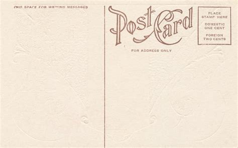 blank vintage postcard circa   stock photo  nicolas