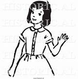 Waving Clipart Girl Drawing Hello Sister Smile Standing Al Sisters Clip Picsburg Clipartmag Getdrawings Historical sketch template