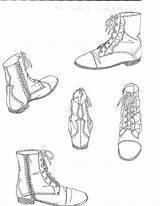 Boot Combat Getdrawings Drawing sketch template