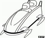 Bobsleigh Coloring Descent sketch template