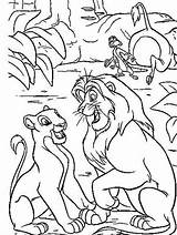 Coloring Lion King Pages Nala Disney Simba Print Printable Sheets Online Kids Getcolorings Procoloring Visit Mufasa Characters sketch template
