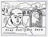 Junipero Catholic Coloring Fray Capistrano sketch template