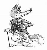 Fox Fantastic Mr Coloring Pages Getcolorings Color Print sketch template