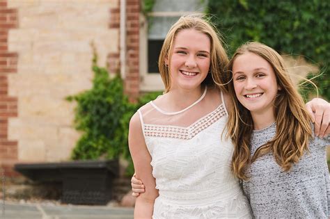 Teen Sisters By Stocksy Contributor Gillian Vann Stocksy