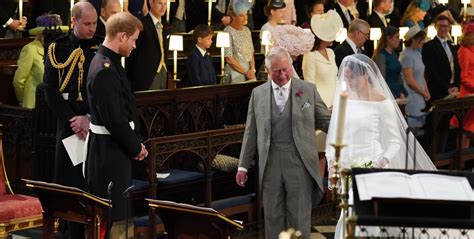 Prince Charles Keeps Framed Photo Of Himself Walking Meghan Markle Down