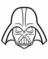 Vader Darth Coloring Pages Mask Printable Wars Star Boys Kids sketch template