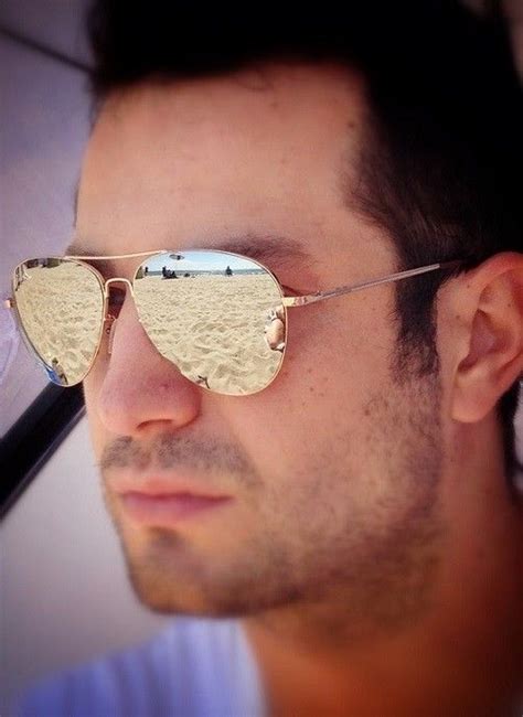Gold Mirrored Sunglasses