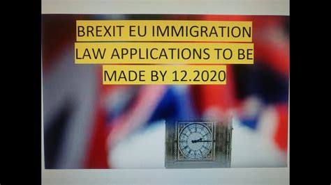 brexit immigration applications   youtube