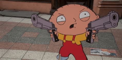 Stewie Gun In Mouth