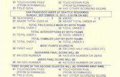 parlay bets   nfl  printable football parlay cards