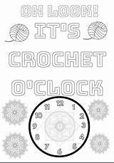Coloring Clock Craftdrawer sketch template