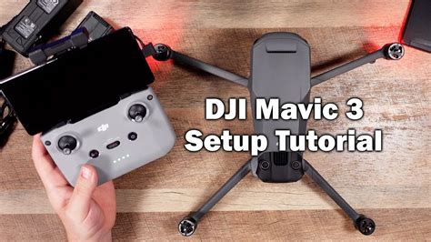 dji mavic  tutorial part  drone setup  dji fly app youtube