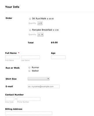 registration form template  printable templates