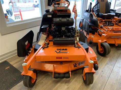 scag  ride commercial stand   turn  hp efi brand  lawn mowers  sale