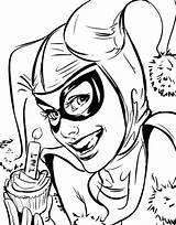 Harley Joker Quinn Coloring Pages Clipartmag Drawing Colouring Book sketch template