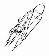 Shuttle Orbit Rocket Netart Spaceship Earths Colornimbus sketch template