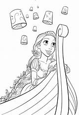 Coloring Rapunzel Pages Tower Getdrawings sketch template