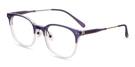 Delicate Elegant Matte Purple Frame Eyeglasses Zinff Optical
