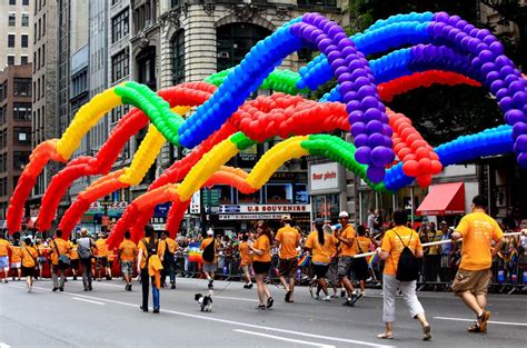 attending  gay pride parade